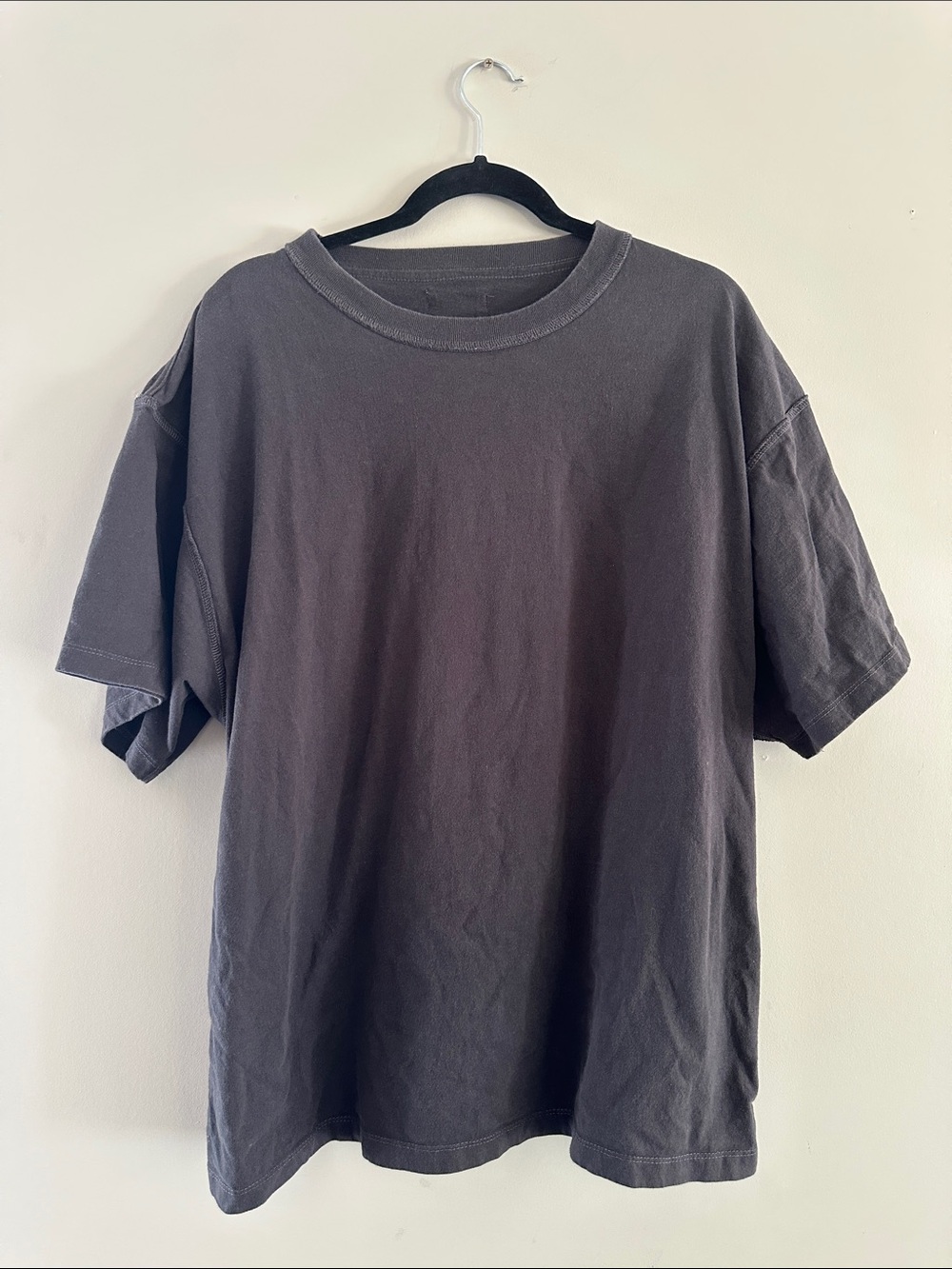 Fear of God Short-Sleeve Crew T-Shirt - Charcoal